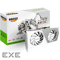 Видеокарта INNO3D GeForce RTX 4060 Ti 8GB Twin X2 OC White (N406T2-08D6X-171153W)