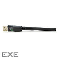 Беспроводной сетевой адаптер с антенной 10см Wi-Fi-USB LV / CL-UW07D - 8723DU, 802.11bgn, (LV-UW07D)