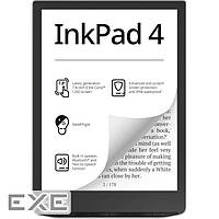 Електронна книжка PocketBook 743G InkPad 4, Stundust Silver (PB743G-U-CIS)