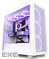 Корпус для ПК NZXT, H Series H7 Flow RGB 2023 Edition ATX Mid Tower Chassis All White (CM-H71FW-R1)