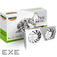 Видеокарта INNO3D GeForce RTX 4060 Ti 16GB Twin X2 OC White (N406T2-16D6X-178055W)