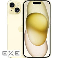 Смартфон APPLE iPhone 15 128GB Yellow (MTP23RX/A)