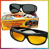 Антибликовые очки для водителя HD Vision 2 пары День + Ночь WJ10