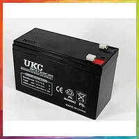 Необслуживаемый аккумулятор для бесперебойника 12V/7Ah UKC 1884 акб для детского электромобиля