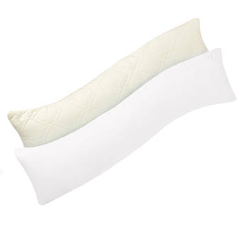 Наволочка для подушки S-Form TM IDEIA 40х130 см біла сатин бавовна