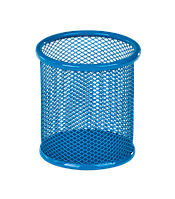 Подставка для ручек металлическая ZiBi, круглая, синий (ZB.3100-02)