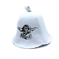 Банная шапка Luxyart "Йода" искусственный фетр белый (LA-994) gr