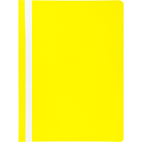 Швидкозшивач пластиковий Buromax, А4, жовтий (BM.3313-08)