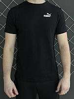 Чёрная мужская футболка Размеры: 48,50,52,54,56,58,60 (21069-1)