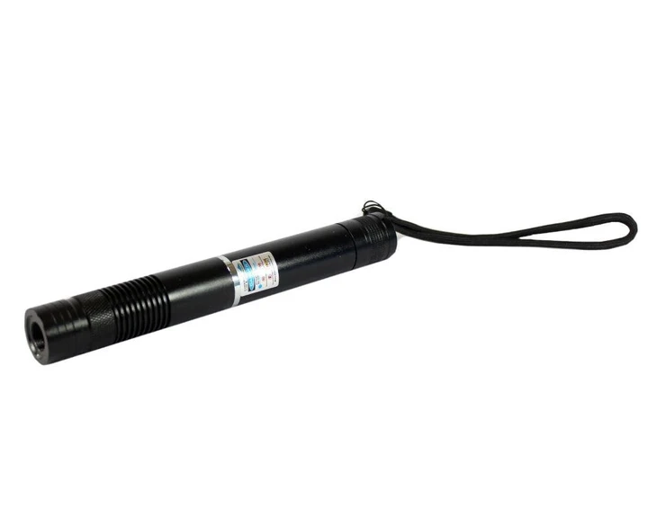 Лазерна указка з насадками Blue Laser YXB 008 Потужний лазер Синій промінь