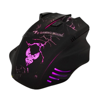 Ігрова комп'ютерна мишка GAMING MOUSE X7 4800 dpi Дротова миша з підсвічуванням