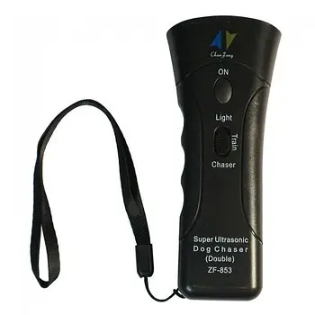 Ультразвуковий відлякувач собак ZF853E/5039 Super Ultrasonic Dog Chaser Чорний