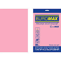 Бумага цветная Buromax Euromax А4, 80г/м2, INTENSIVE, розовый, 20л. (BM.2721320E-10)