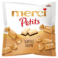 Шоколадные конфеты Storck Merci Petits Coffee Sahne 125г Германия