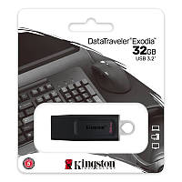 Флешнакопичувач USB 3.2 32 GB Kingston DataTraveler Exodia Black/White (DTX/32GB)