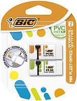 Комплект ластиков BIC Plast Office Mini 2 шт (bc927858)