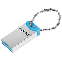 Флешнакопичувач USB 64 GB Apacer AH111 Silver/Blue (AP64GAH111U-1)
