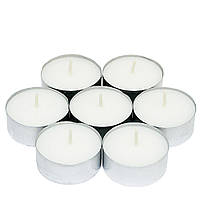 Стеариновые свечи в металлическом корпусе (7 часов горения), комплект из 7 свечек