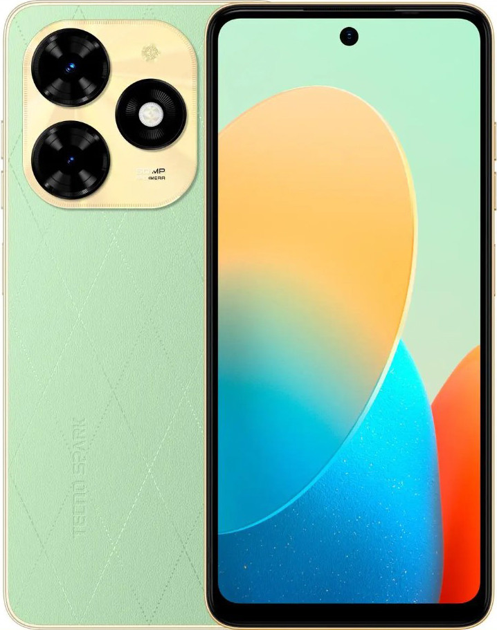 Tecno Spark 20c (BG7n) 4/128GB Magic Skin Green Гарантія 1 рік (*CPA -3% Знижка)_L