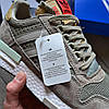 Чоловічі кросівки Commonwealth Adidas ZX 500 RM Sand Brown (Коричневі) Адідас ЗХ 500 замшеві сітка текстиль демісезон, фото 6