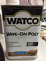 ПОЛІУРЕТАНОВИЙ ПОЛІРОЛЬ ПО ДЕРЕВУ Watco Wipe-On Poly Satin