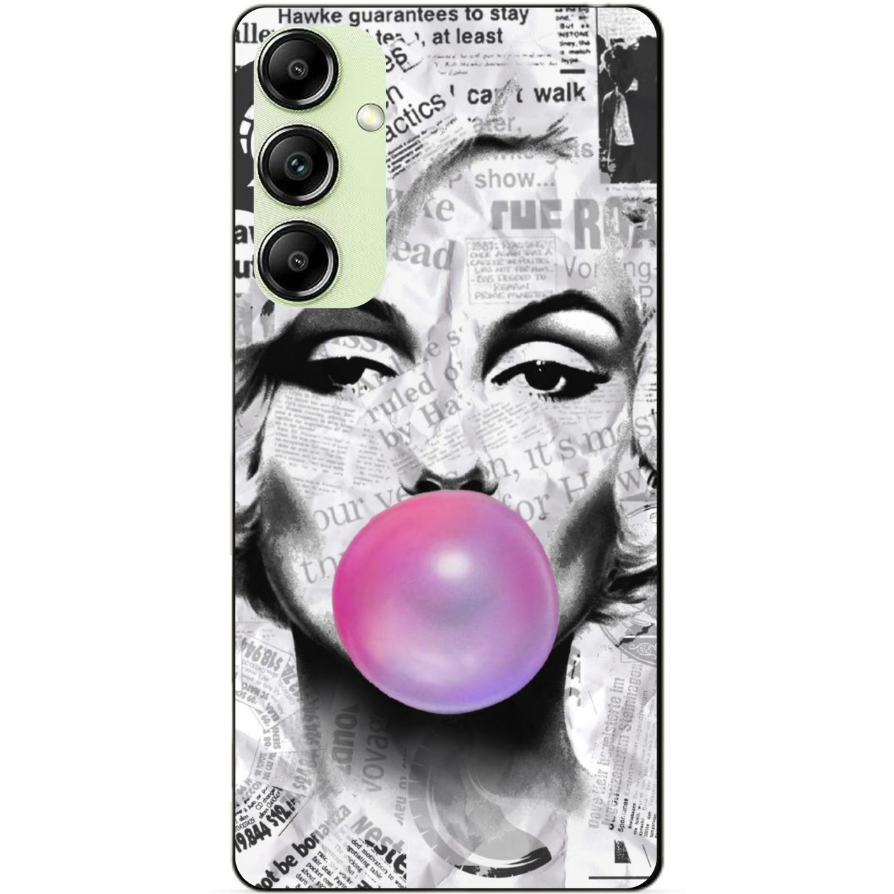 Силіконовий чохол бампер для Samsung A15 з малюнком Мерілін Монро Marilyn Monroe