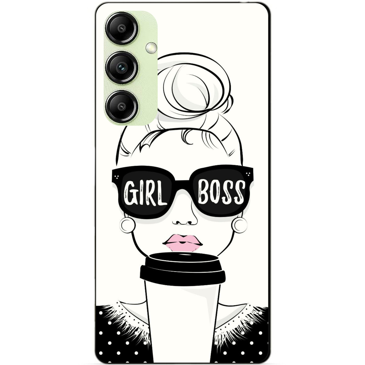 Силіконовий чохол бампер для Samsung A15 з малюнком Girl Boss