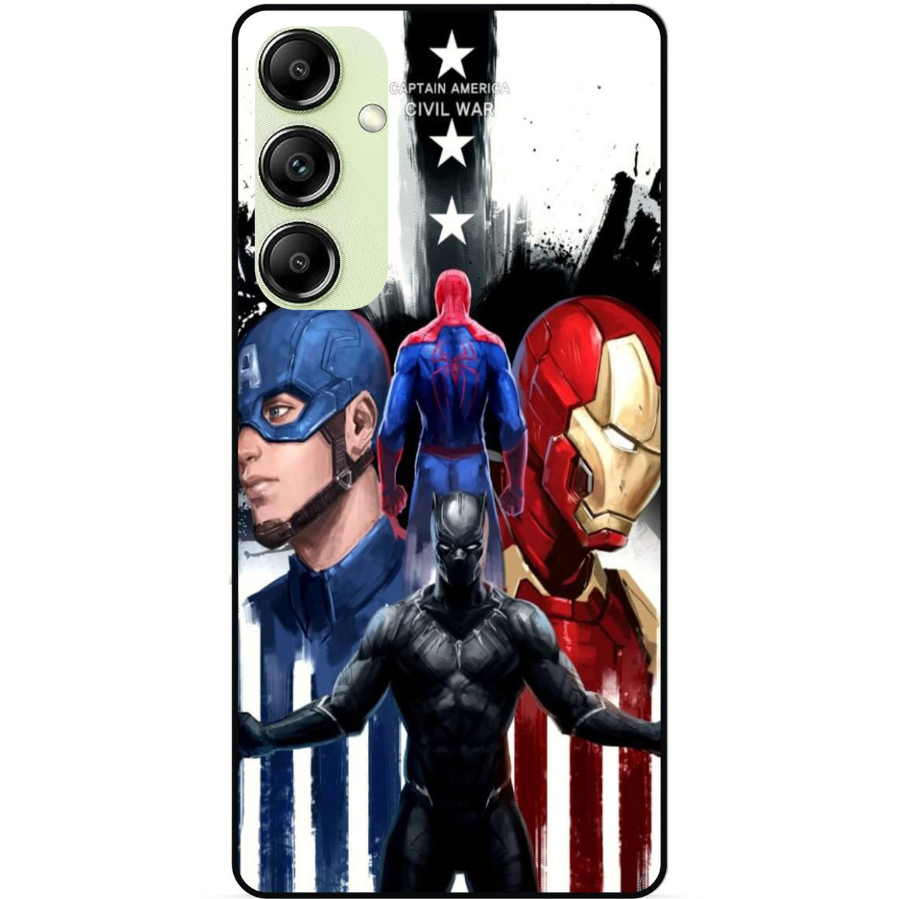 Силіконовий бампер чохол для Samsung A15 з малюнком Marvel Марвел Людина-павук