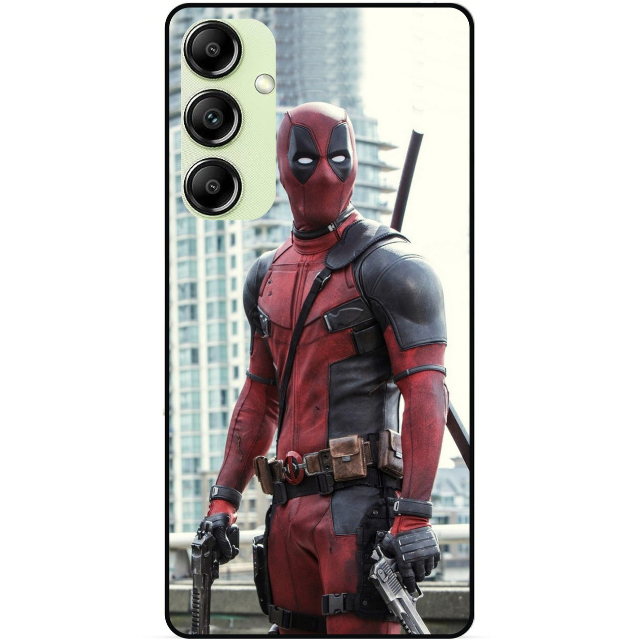 Силіконовий бампер чохол для Samsung A15 з малюнком Deadpool Дедпул