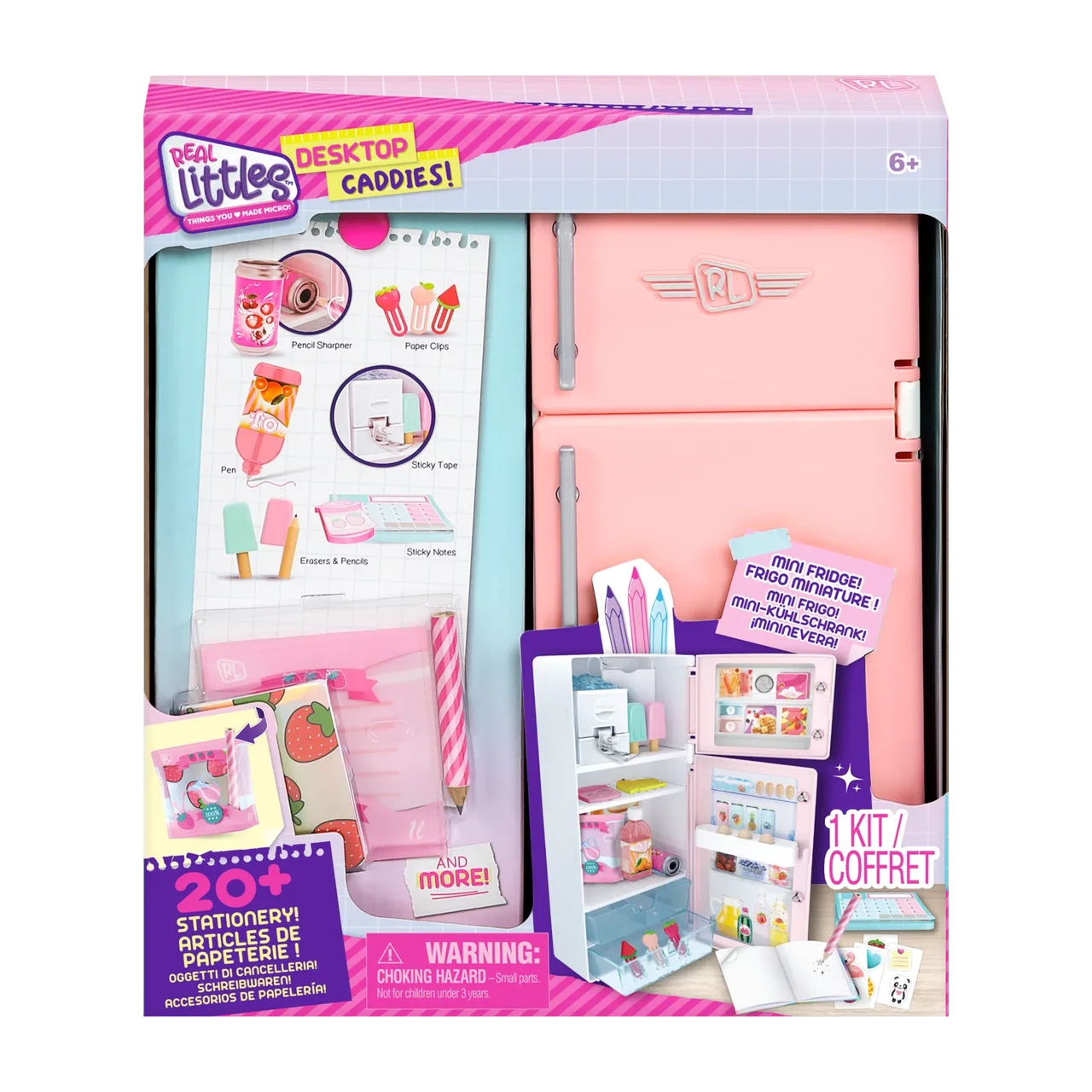 Уцінка Ігровий набір-сюрприз Real Littles Desktop Caddies Mini Fridge Moose 25440