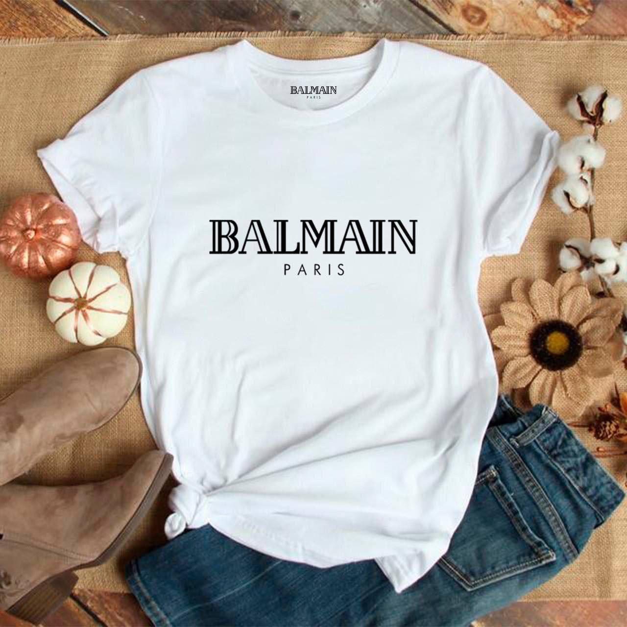 Жіноча футболка "Balmain" Розмір: 42,44,46,48,50 (21077)