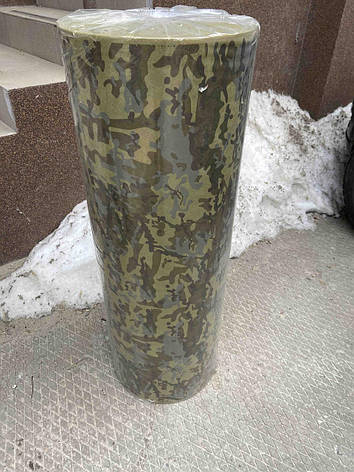 Рулон тканини Спанбонд зелений Мультикам-4 (250 м/п) для маскувальних сіток щільність 70гр/м.кв, фото 1