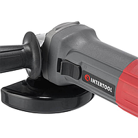 Шліфмашина кутова 860 Вт, 11000 об/хв., діаметр круга 125 мм INTERTOOL DT-0267, фото 8