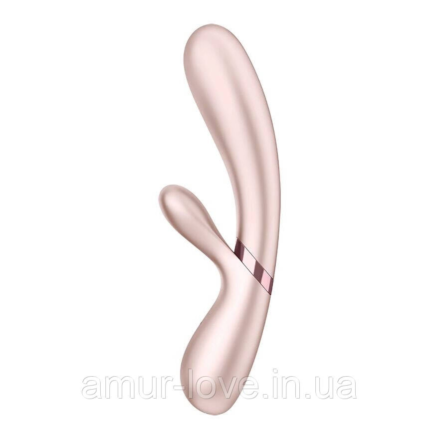 Смарт вібратор-кролик із підігрівом Satisfyer Hot Lover Nude, фото 1