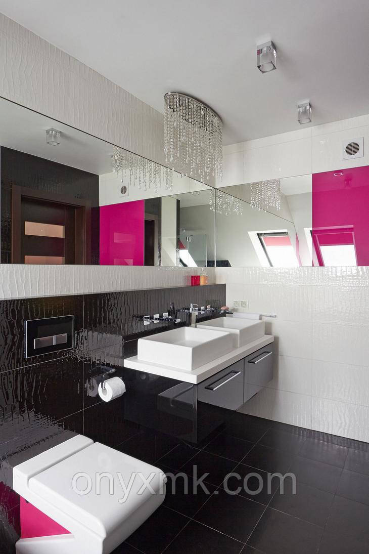 Тумба у ванну з квадратною раковиною