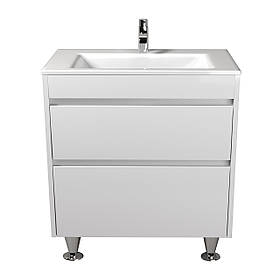 Тумба 80-U підлогова з умивальником Amalfi-80 Мойдодир