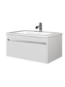 Тумба 80-А підвісна з умивальником Amalfi 80 Мойдодир