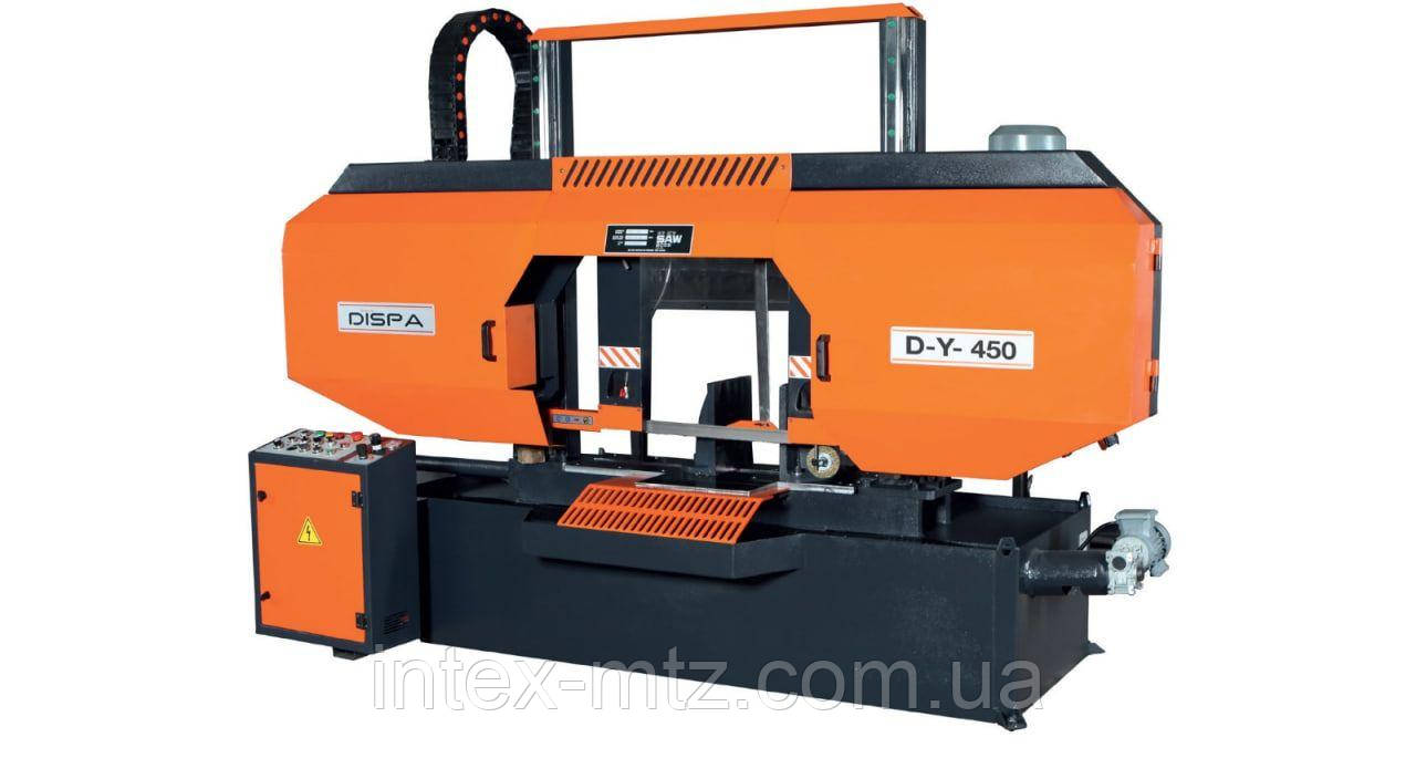 Напівавтоматична двохколонна стрічкова пилка DISPA MAKINA D-Y 450