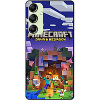 Силіконовий чохол бампер для Samsung A34 з картинкою Майнкрафт Minecraft