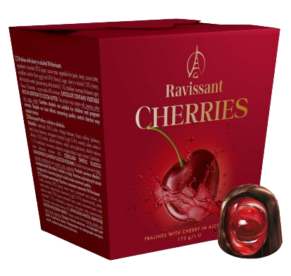 Цукерки CHERRIES 175г TM Ravissant