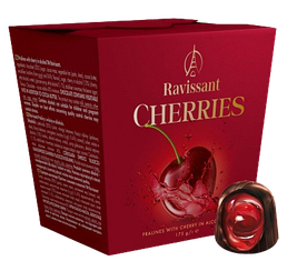 Цукерки CHERRIES 175г TM Ravissant