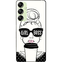 Силіконовий чохол бампер для Samsung A34 з малюнком Girl Boss