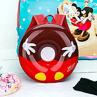 Детский рюкзак Пончик для девочки прогулочный, 28 см, твердое основание, принты герои из мультиков