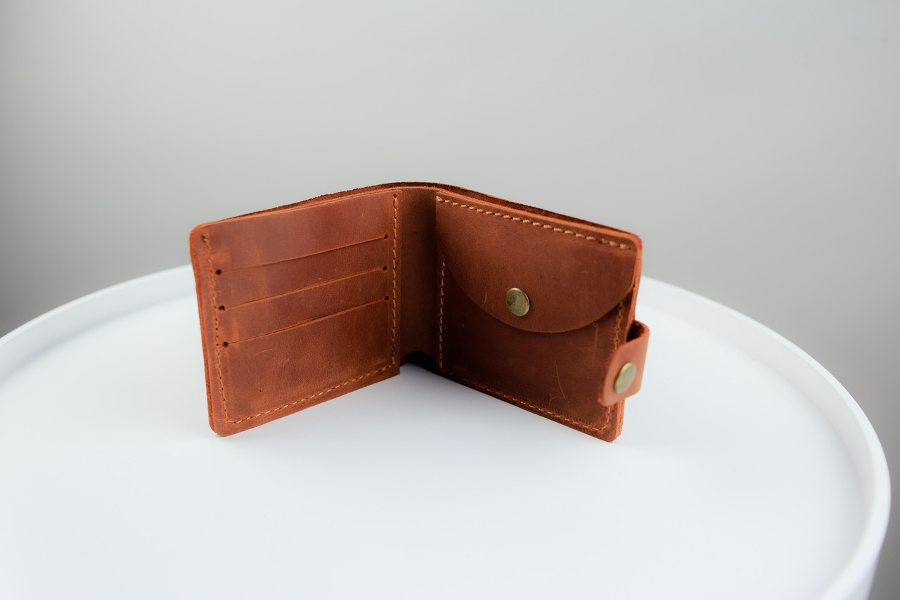 Чоловічі міні-гаманці з натуральної шкіри, Модний стильний натуральний шкіряний гаманець для чоловіків новинки