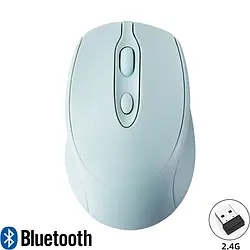 Бездротова мишка Mouse CM-127 2.4GHz Блакитний