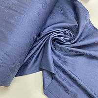 Ткань сатин, королевская лилия синего цвета (ТУРЦИЯ шир. 2,4 м) (SAT-S-0073)