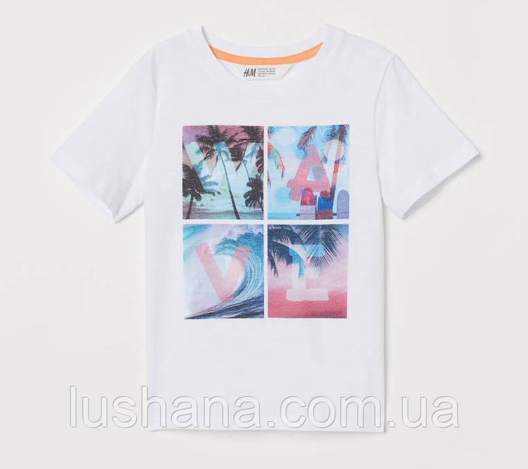 Дитяча футболка H&M на хлопчика р.110-116