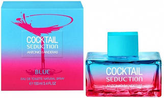 Antonio Banderas Cocktail Seduction Blue for Women туалетная вода 100 ml. (Кокейль Седакшн Блу Фор Вумен)
