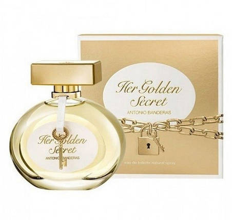 Antonio Banderas Her Golden Secret туалетна вода 80 ml. (Антоніо Бандерас Хер Голден Секрет), фото 1