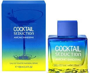 Antonio Banderas Cocktail Blue Seduction for Men туалетна вода 100 ml. (Коктейль Седакшн Блу Фор Мен), фото 2